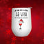 Verre à vin - Je fais disparaître le vin ( Version Noël )