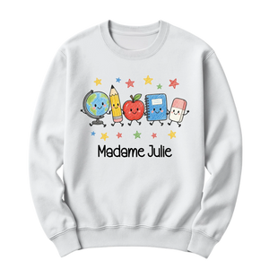 crewneck blanc