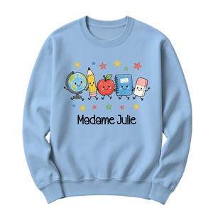 crewneck blanc