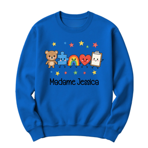 crewneck blanc