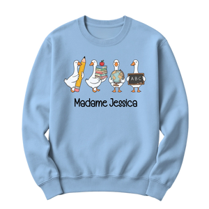 crewneck blanc