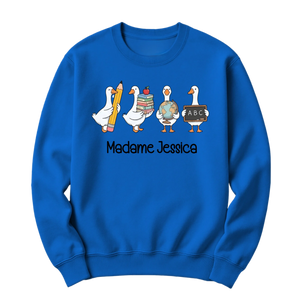 crewneck blanc