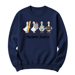 crewneck blanc
