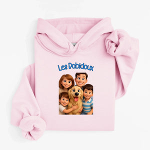 hoodie rose pale
