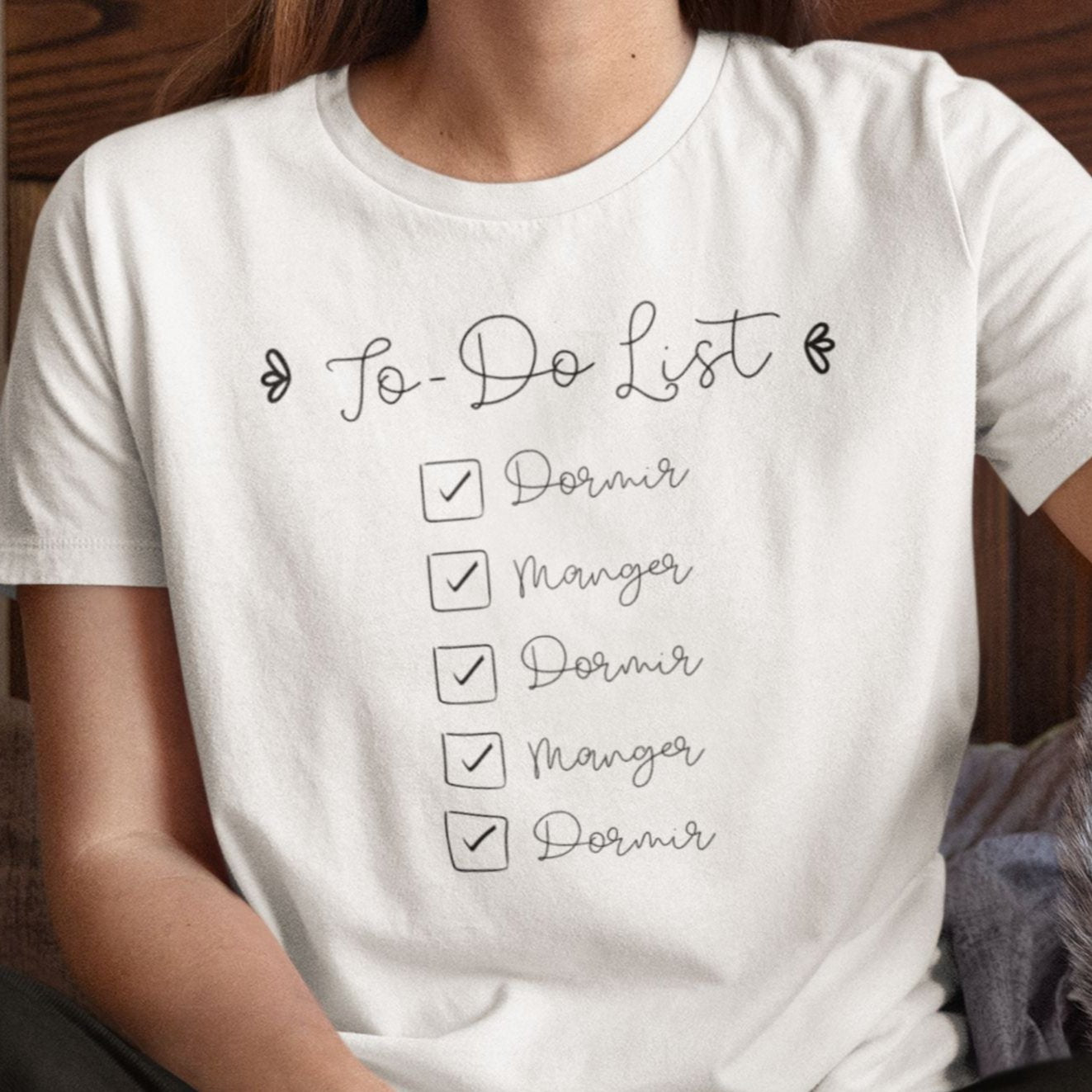T-shirt Umoristica 'To Do List Your Mum', Maglietta Sarcastica Cool, AF MERCH, Cotone 100% - Foto 3