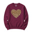 Crewneck Cœur Léopard