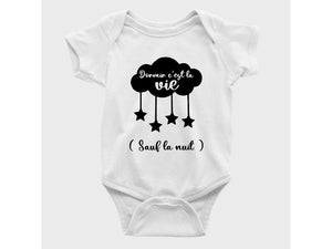 Cache-Couche Dormir c'est la vie-Simplement Vrai Boutique Made In Québec