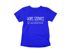 T-Shirt Hors service veuillez réessayer plus tard-Simplement Vrai Boutique Made In Québec