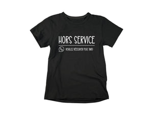 T-Shirt Hors service veuillez réessayer plus tard-Simplement Vrai Boutique Made In Québec