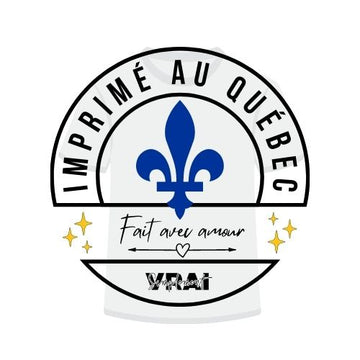 Imprimé au Québec, fait avec amour