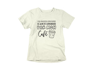 T-Shirt Ma bonne humeur du jour-Simplement Vrai Boutique Made In Québec