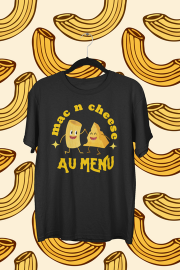 T-Shirt Mac N Cheese au menu