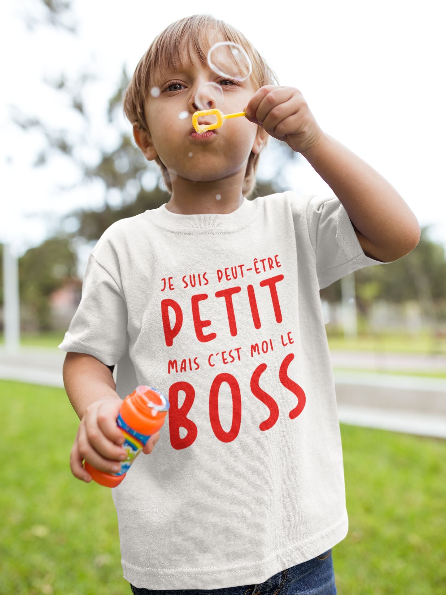 T shirt best sale boss enfant