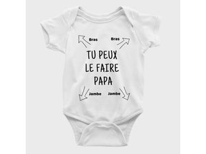 Cache-Couche Tu peux le faire papa-Simplement Vrai Boutique Made In Québec