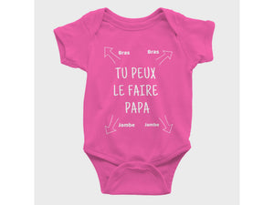Cache-Couche Tu peux le faire papa-Simplement Vrai Boutique Made In Québec