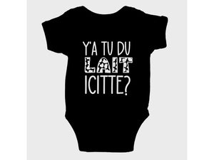 Cache-Couche Y'a tu du lait icitte?-Simplement Vrai Boutique Made In Québec