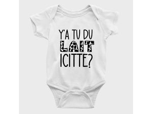Cache-Couche Y'a tu du lait icitte?-Simplement Vrai Boutique Made In Québec