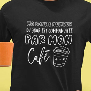 T-Shirt Ma bonne humeur du jour-Simplement Vrai Boutique Made In Québec