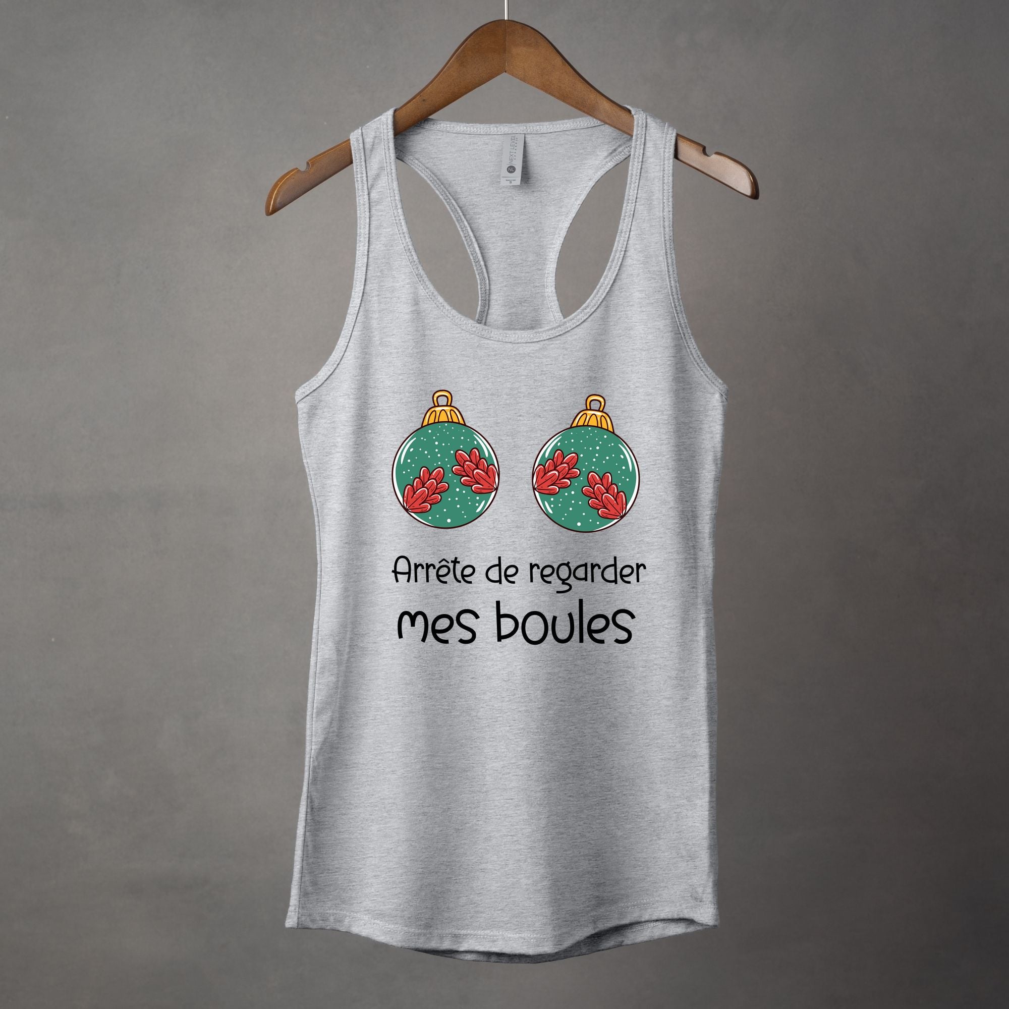 Camisole Arrête de regarder mes boules