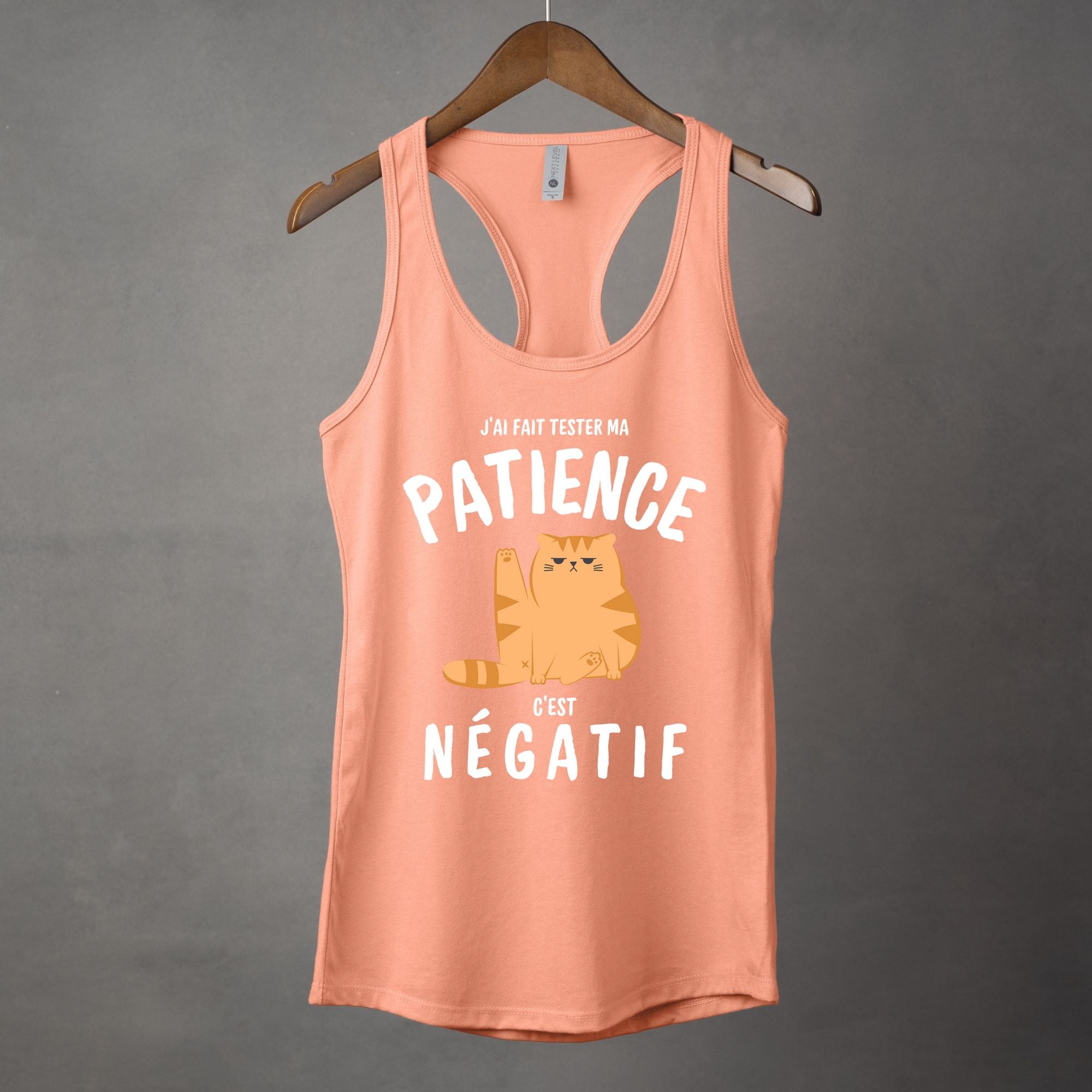 Camisole J'ai fait tester ma patience
