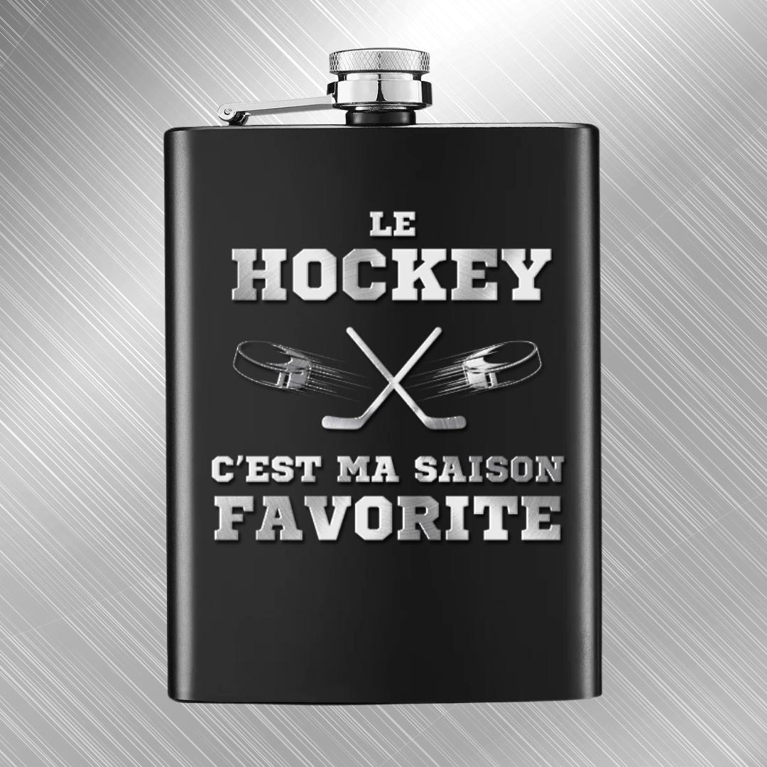 Flasque Le hockey c'est ma saison favorite