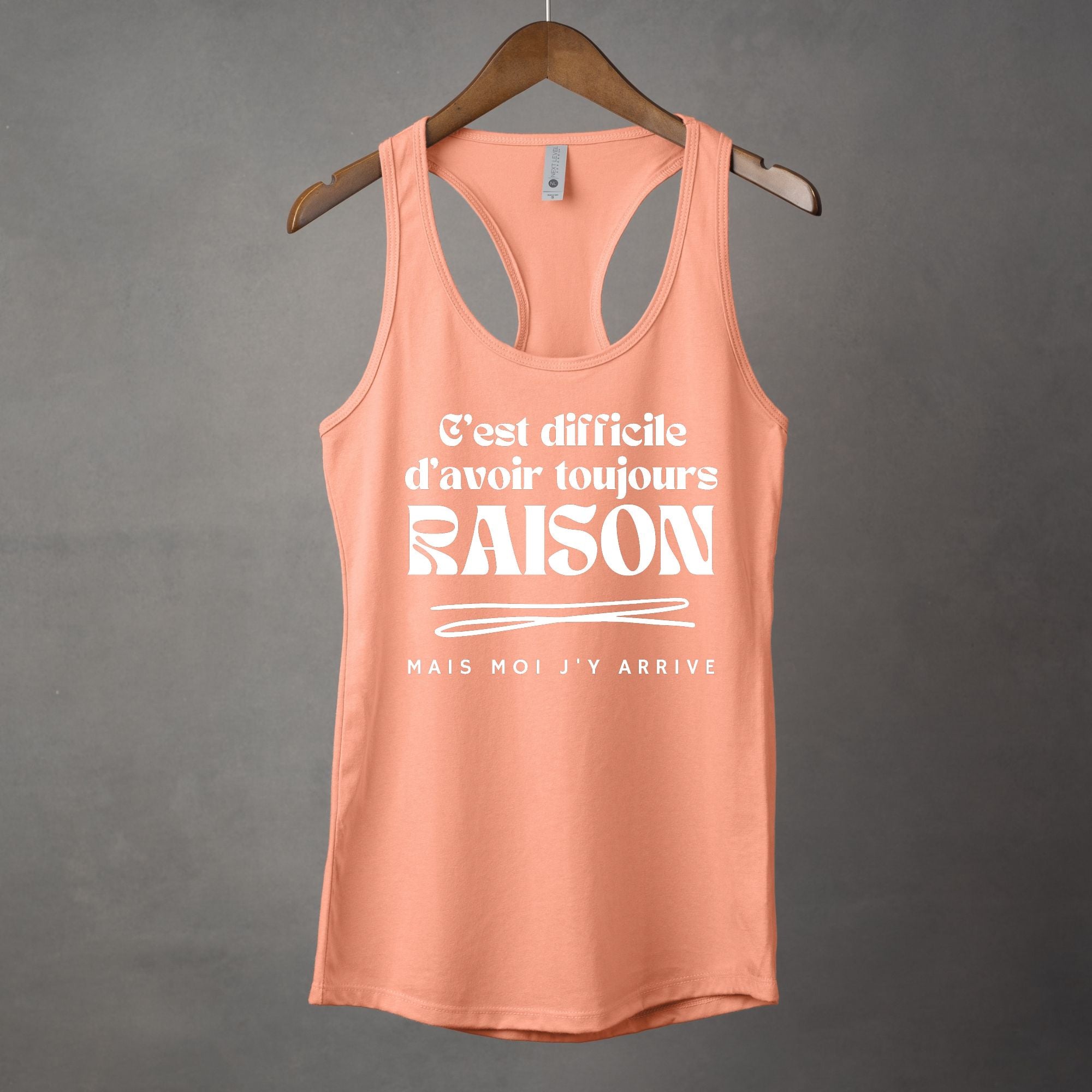 Camisole C'est difficile d'avoir toujours raison