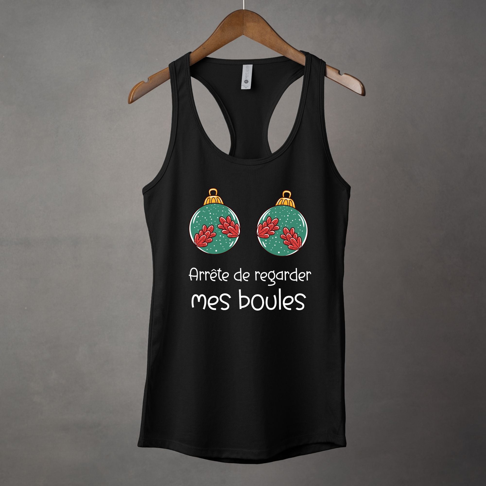 Camisole Arrête de regarder mes boules