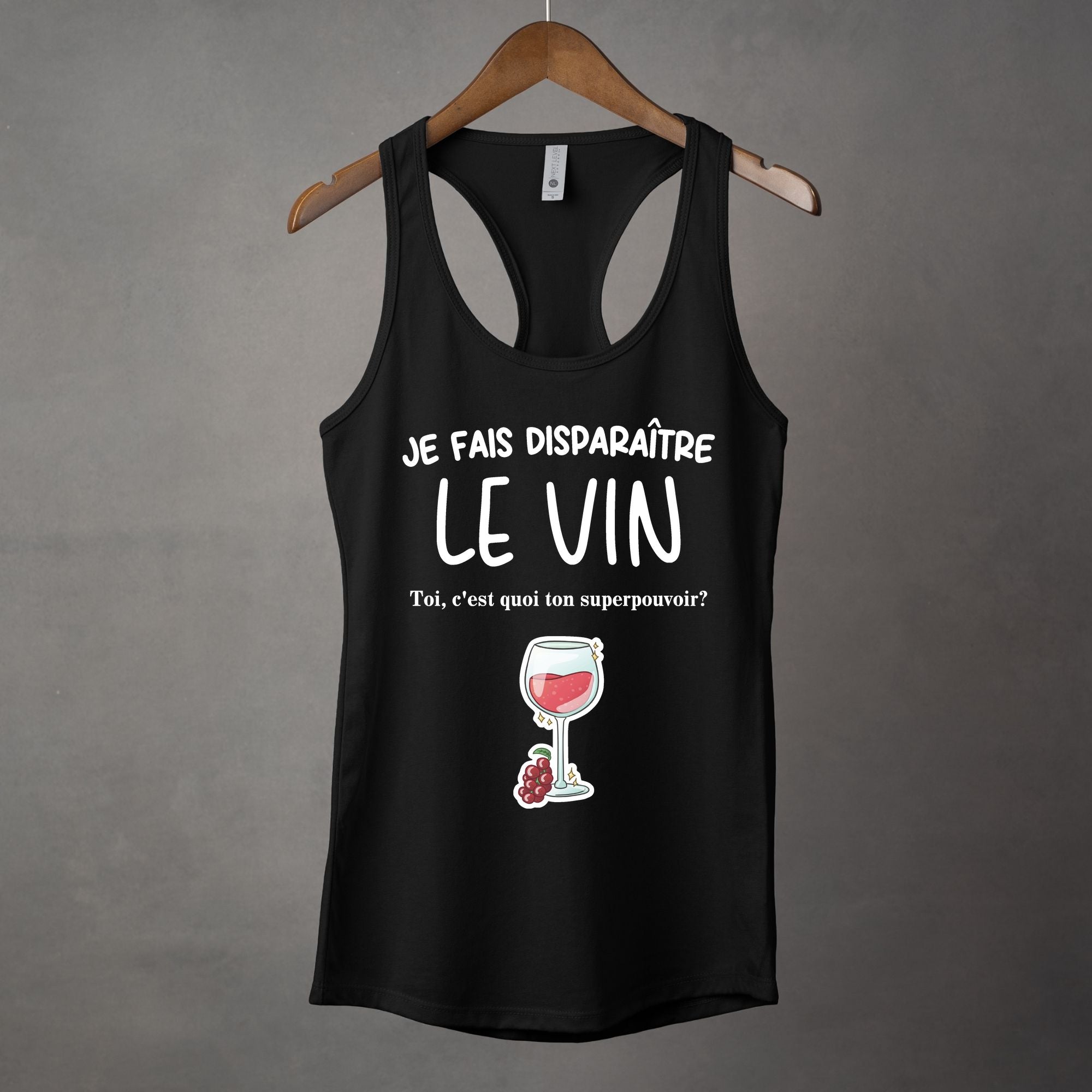 Camisole Je fais disparaître le Vin