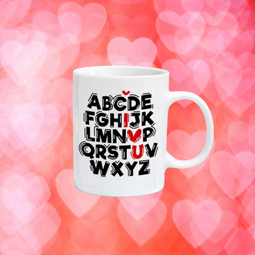 Tasse à café ABC I Love U