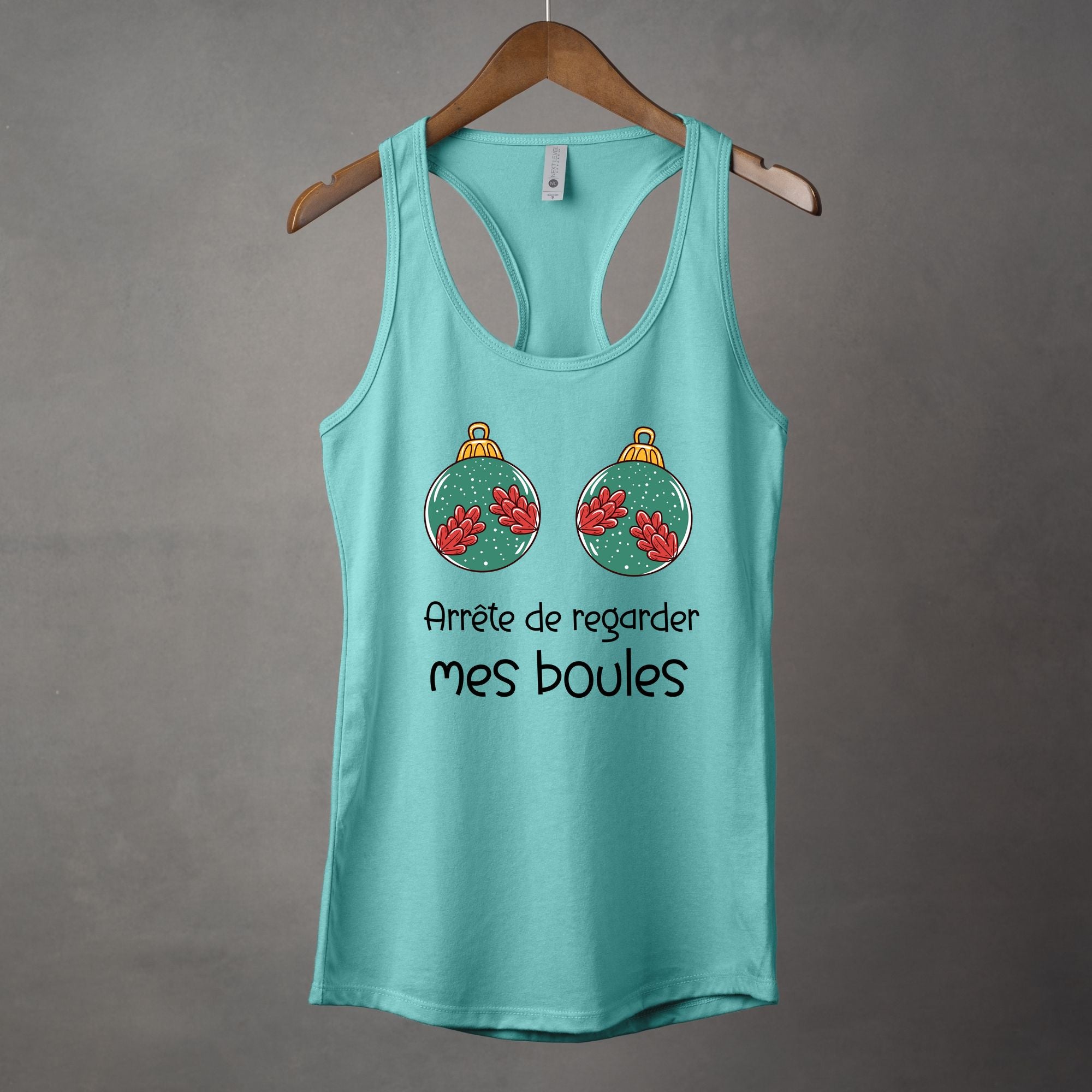 Camisole Arrête de regarder mes boules