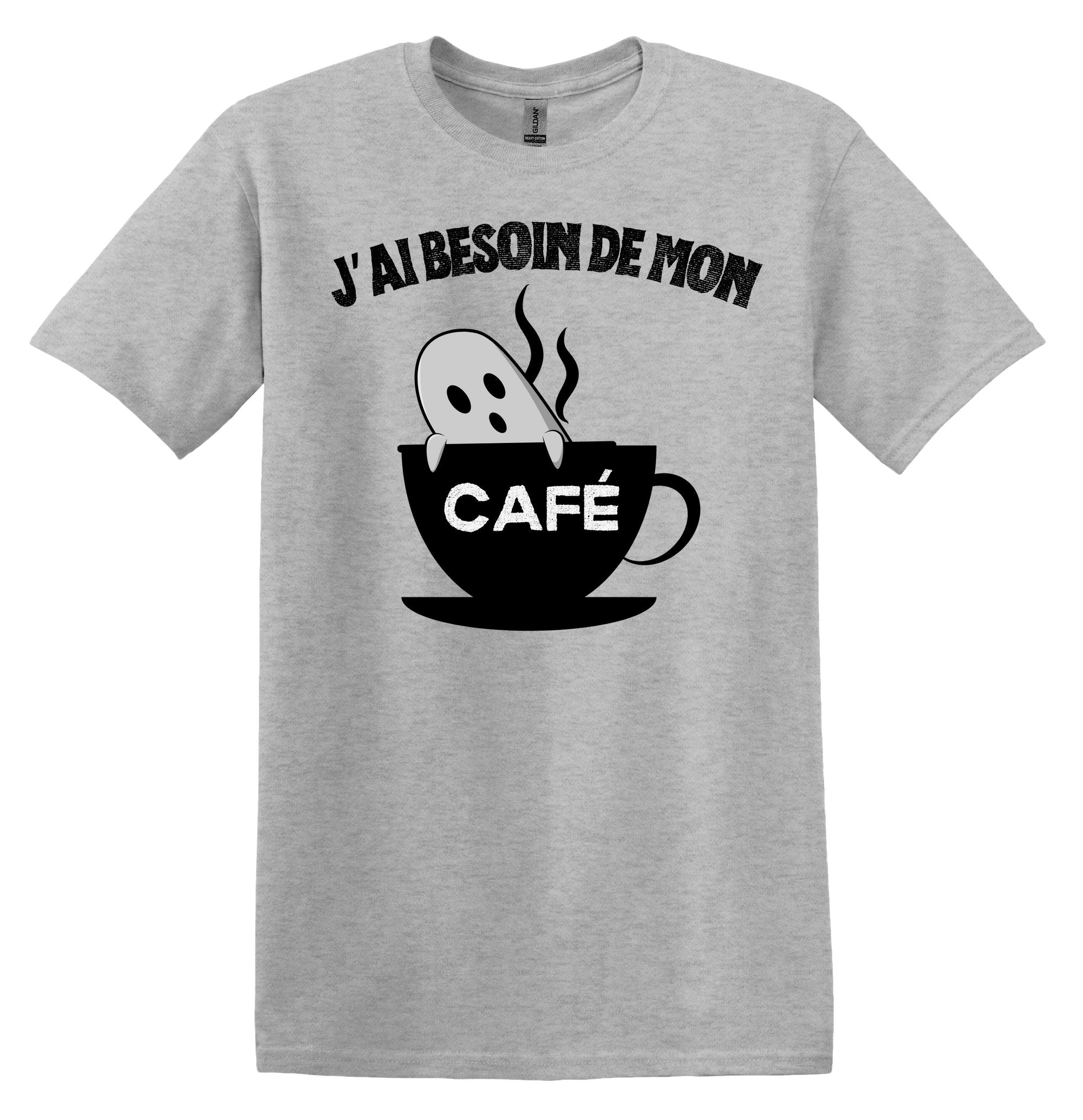 T-Shirt Jai besoin de mon café