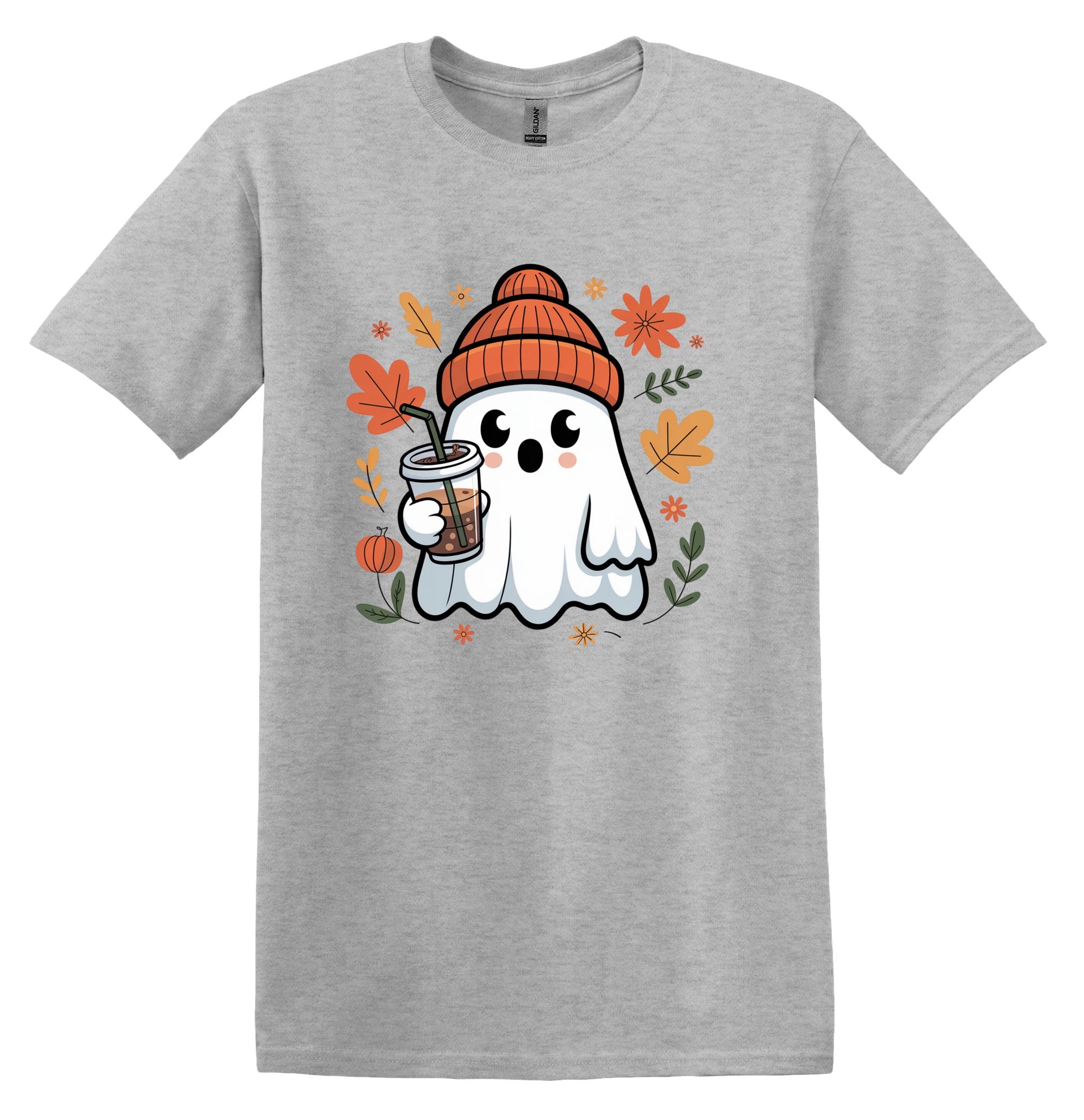 T-Shirt Fantôme et Pumpkin Spice