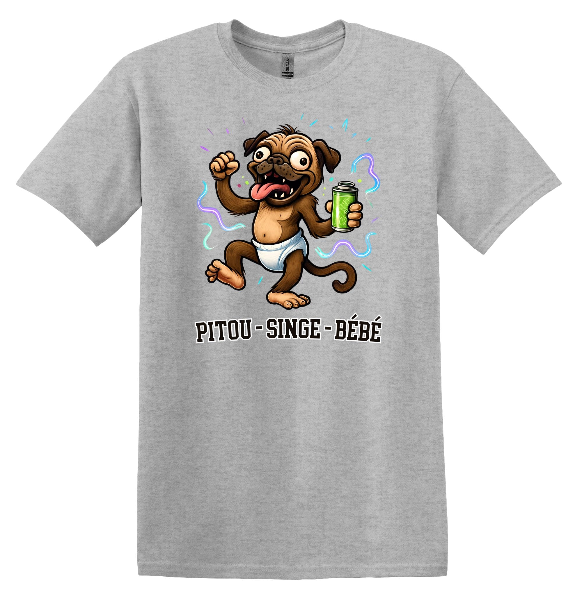 T-Shirt Pitou Singe Bébé