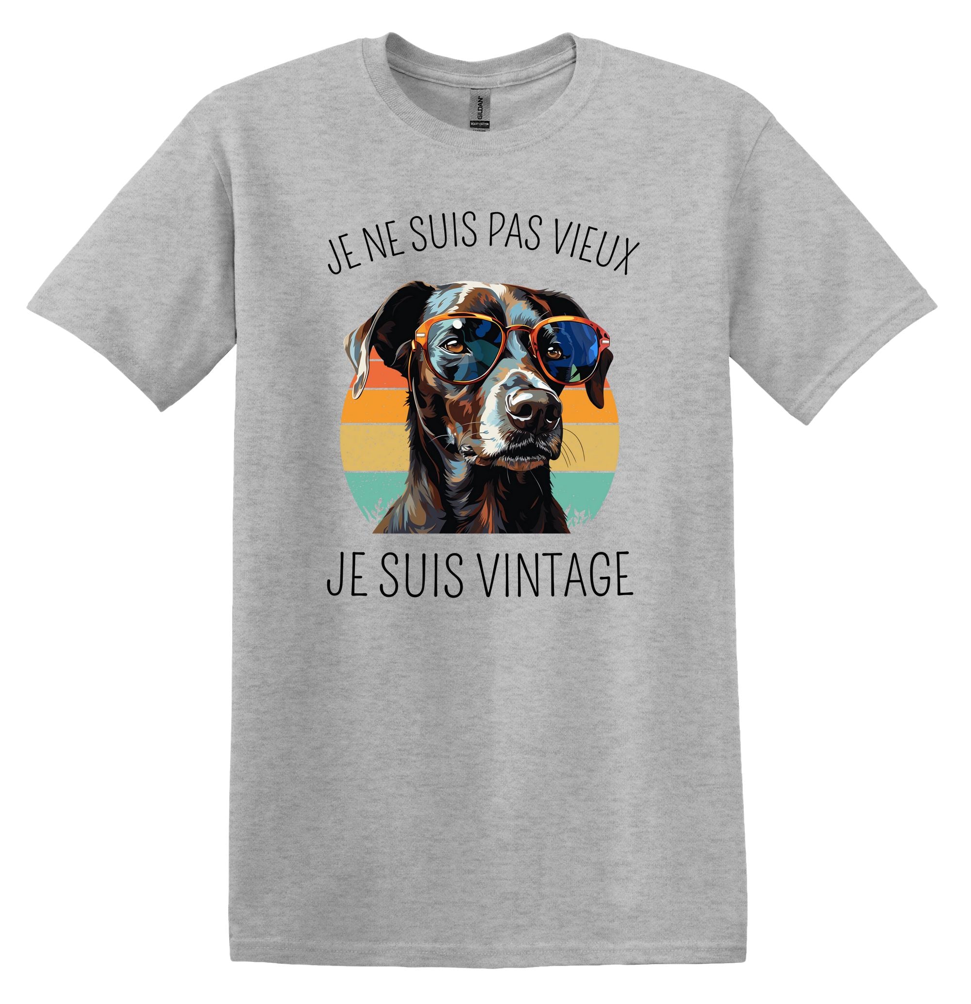 T-Shirt Je ne suis pas vieux je suis vintage