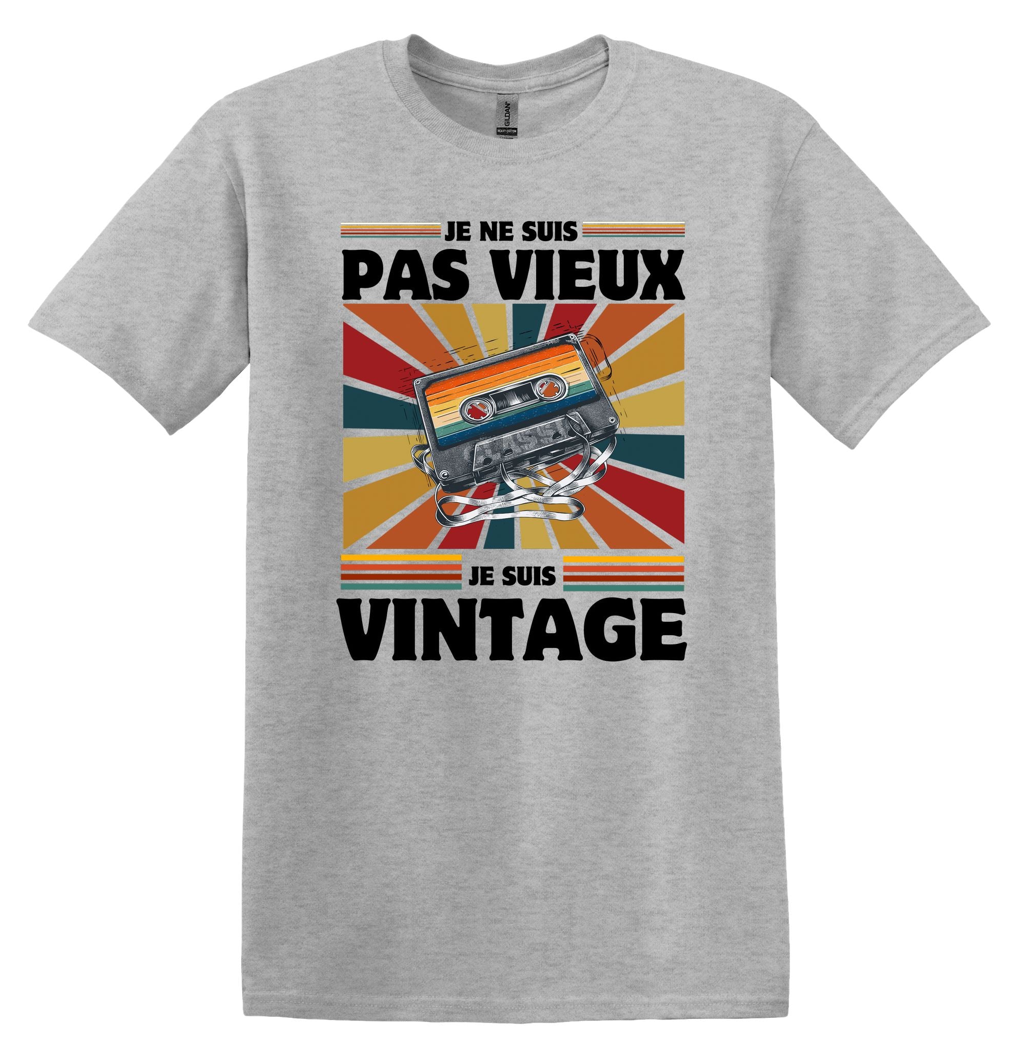 T-Shirt Je ne suis pas vieux je suis vintage