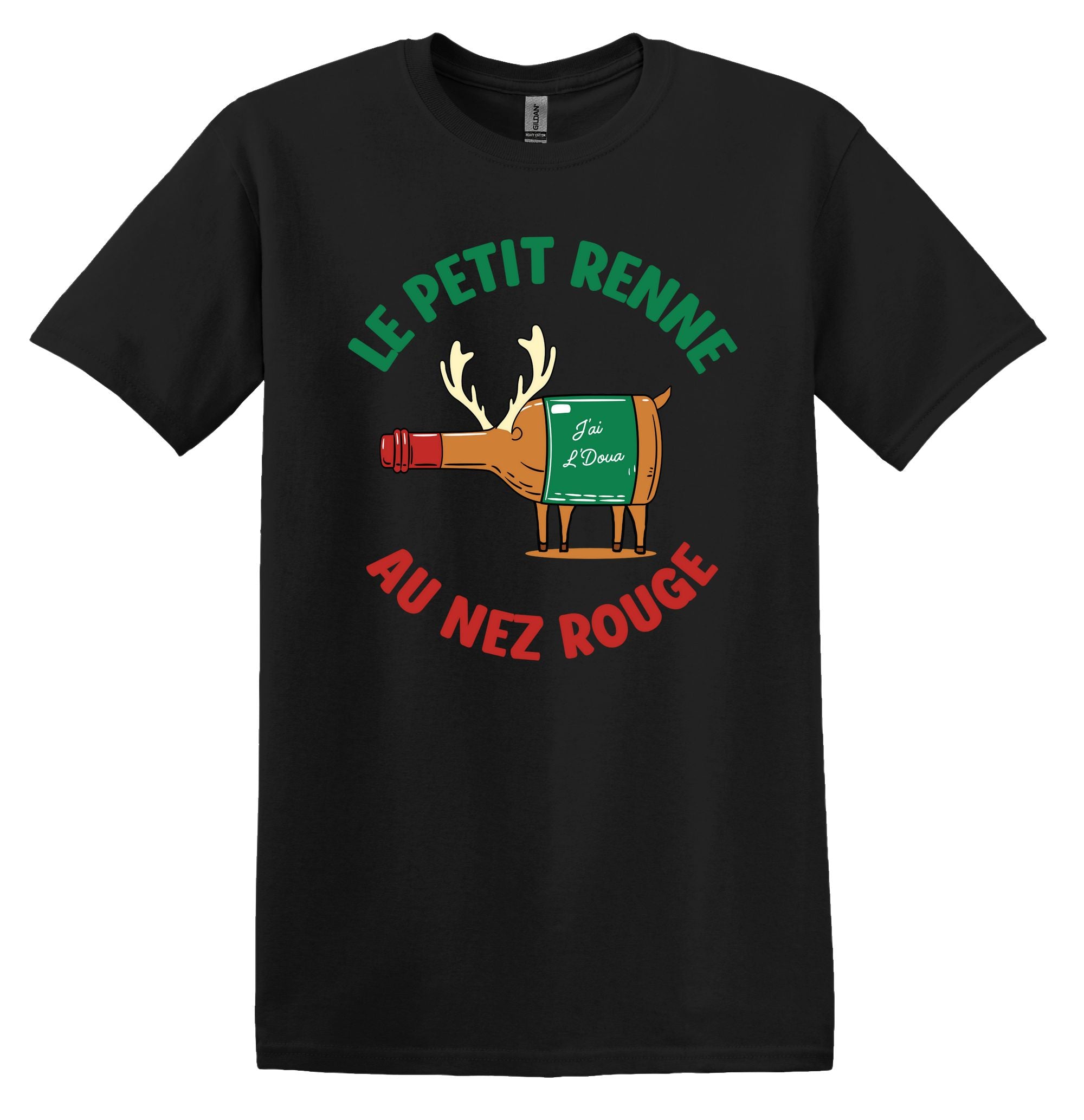 T-Shirt Le petit renne au nez rouge