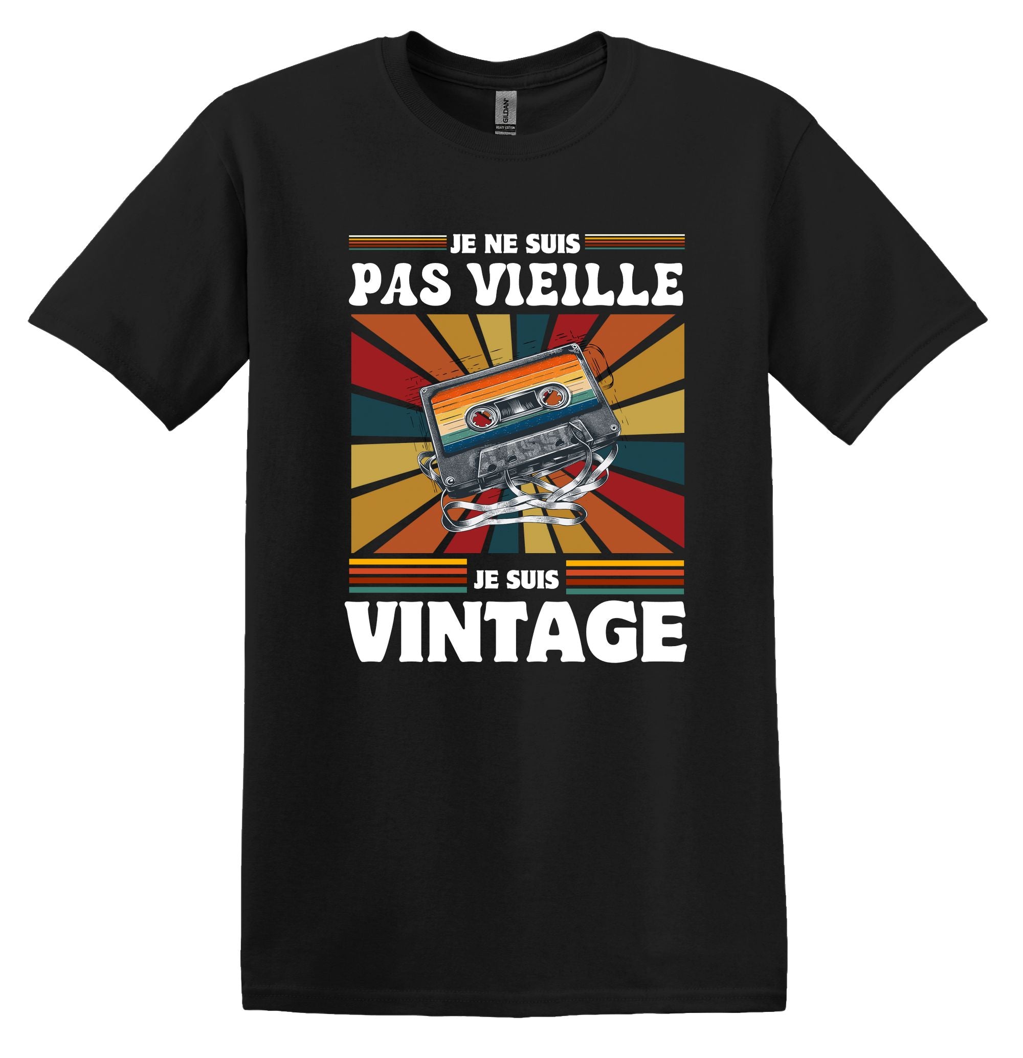 T-Shirt Je ne suis pas vieille je suis vintage