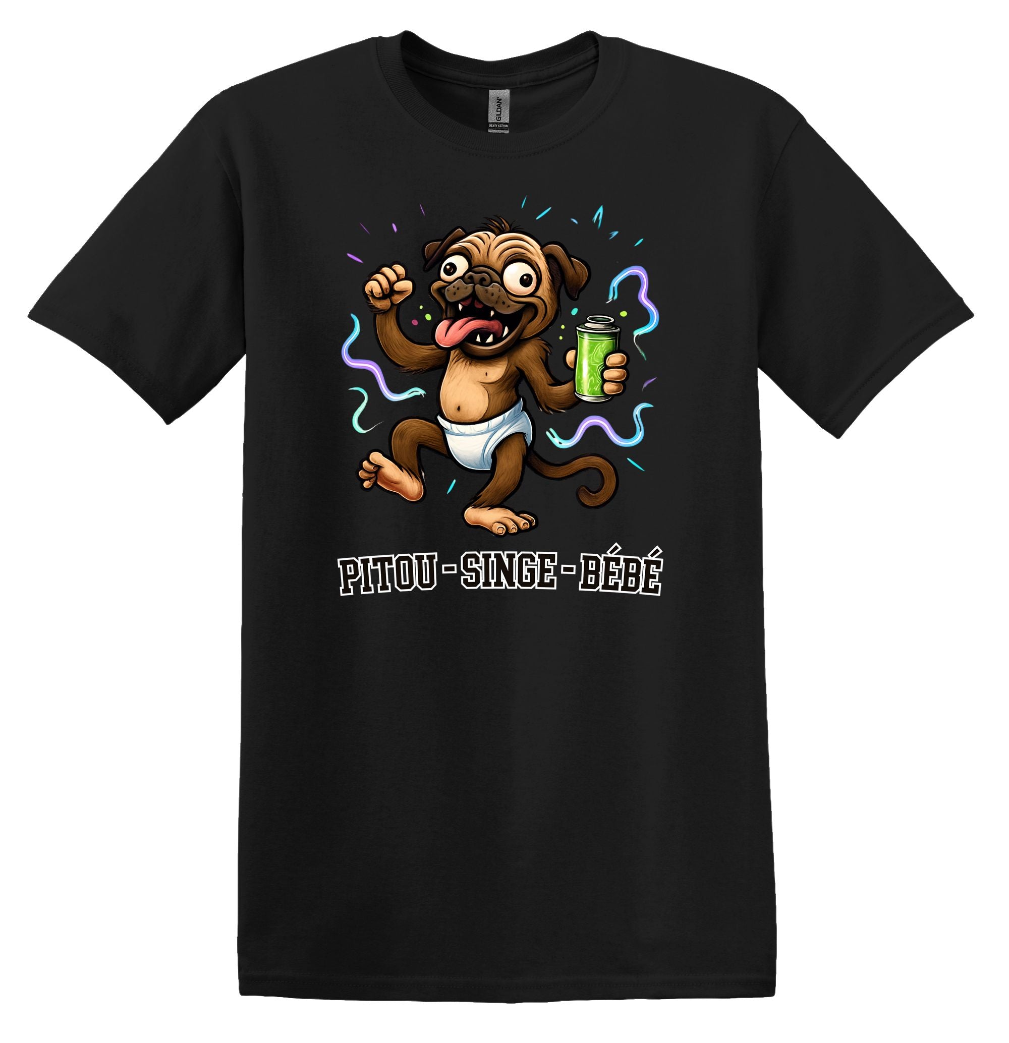 T-Shirt Pitou Singe Bébé