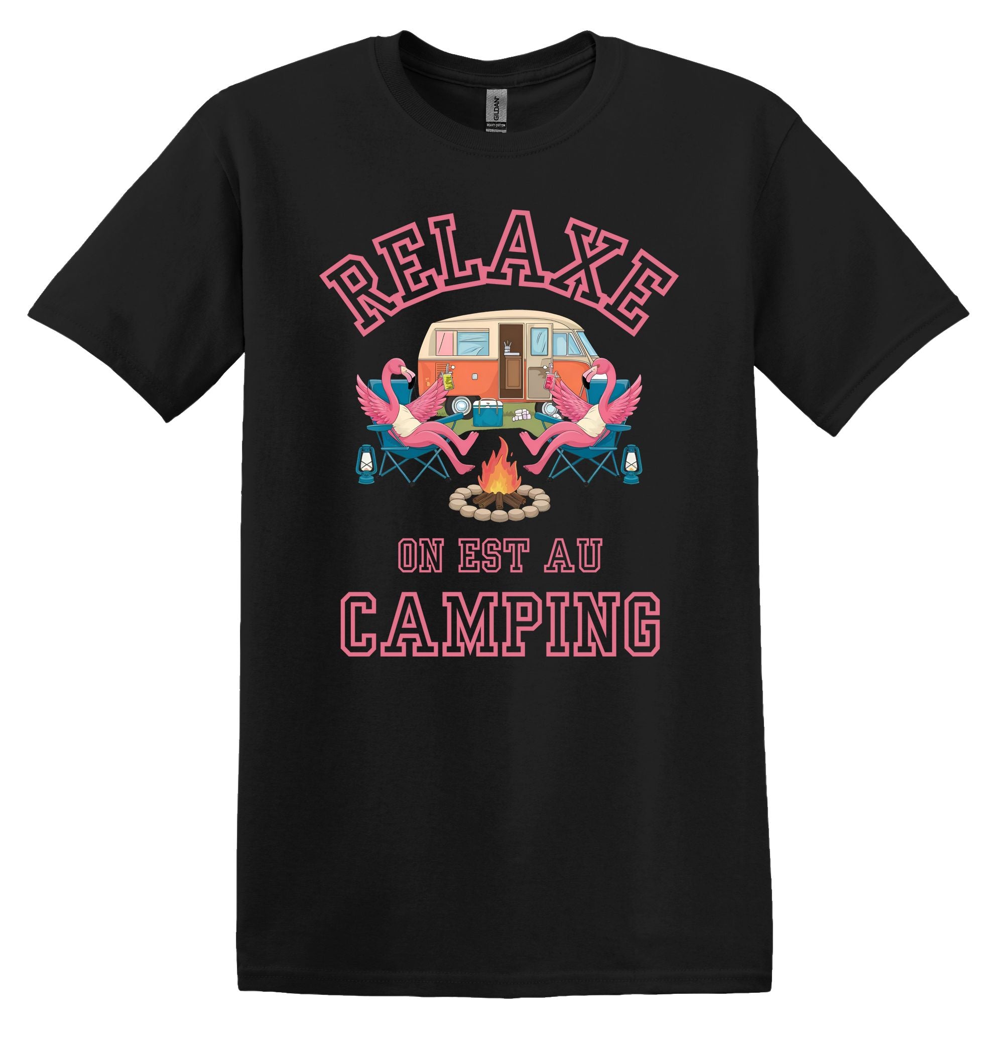 T-Shirt Relaxe on est au camping