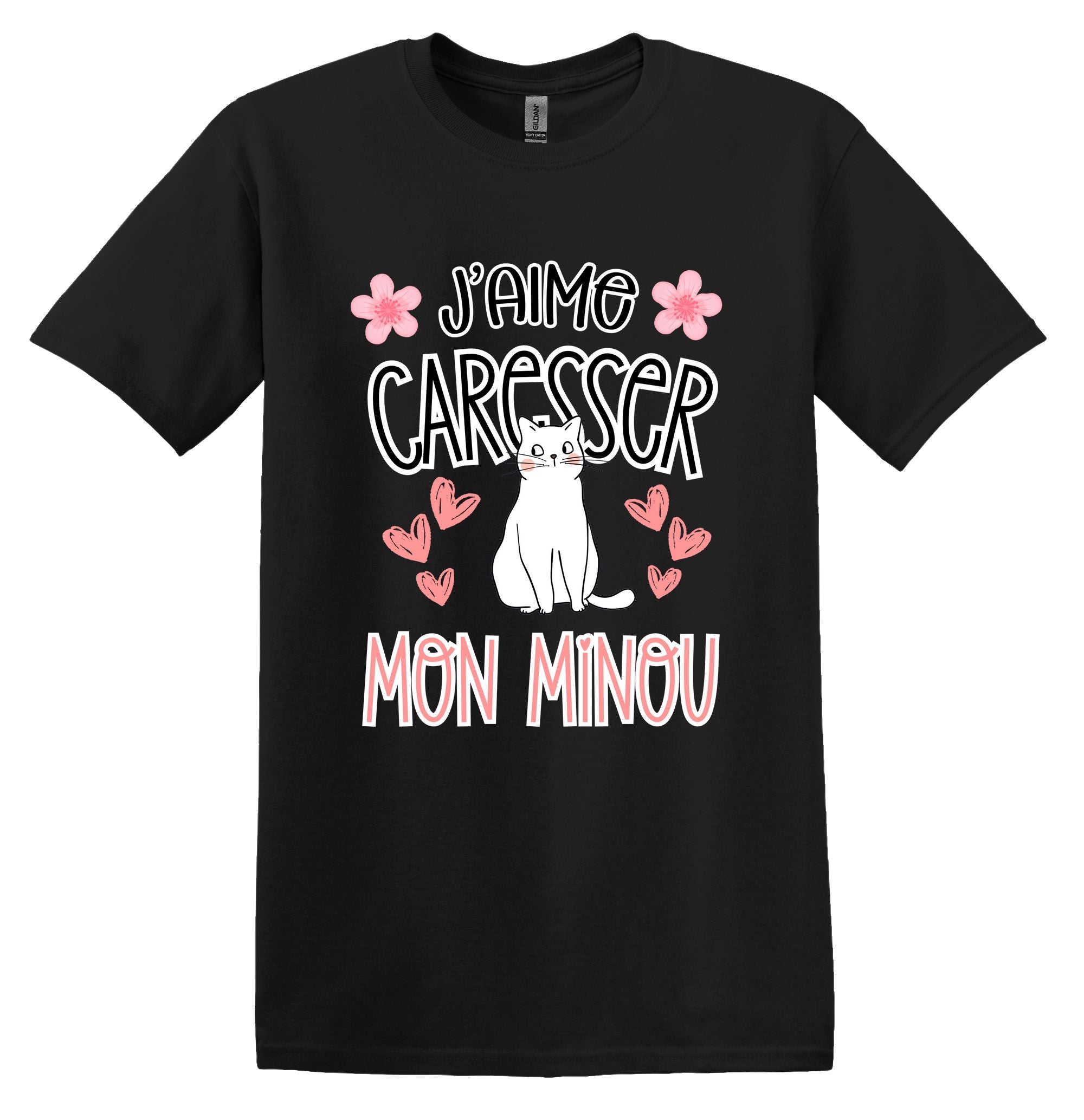 T-Shirt J'aime caresser mon minou
