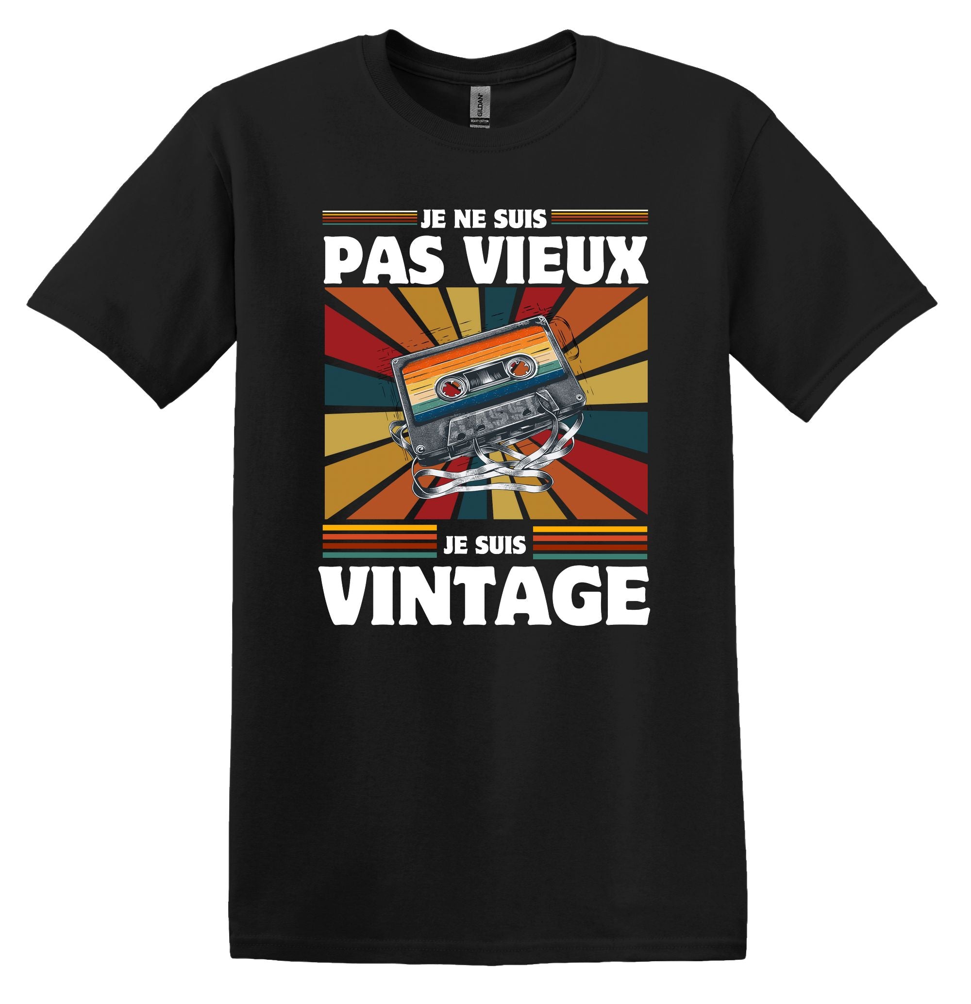 T-Shirt Je ne suis pas vieux je suis vintage