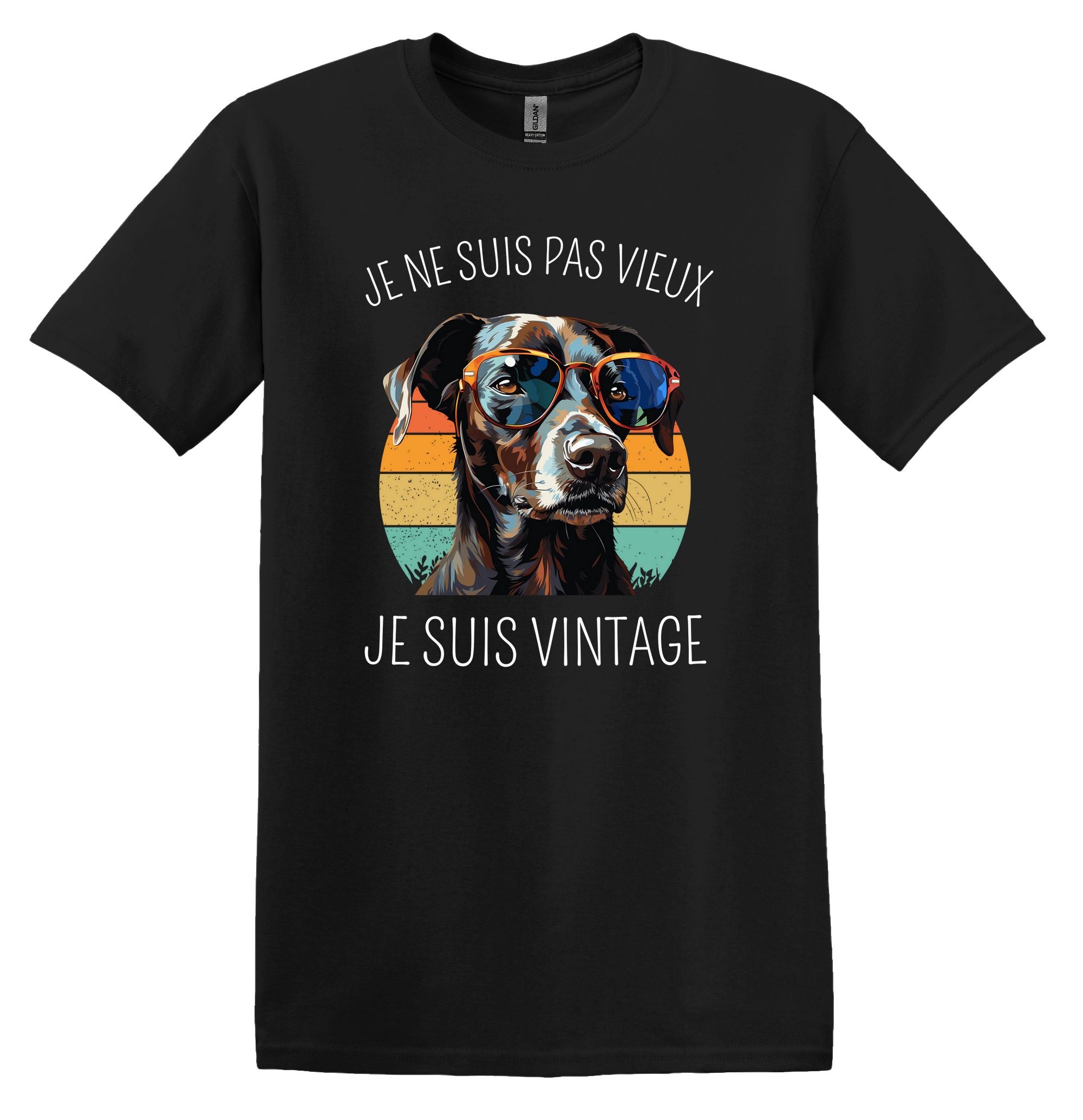 T-Shirt Je ne suis pas vieux je suis vintage