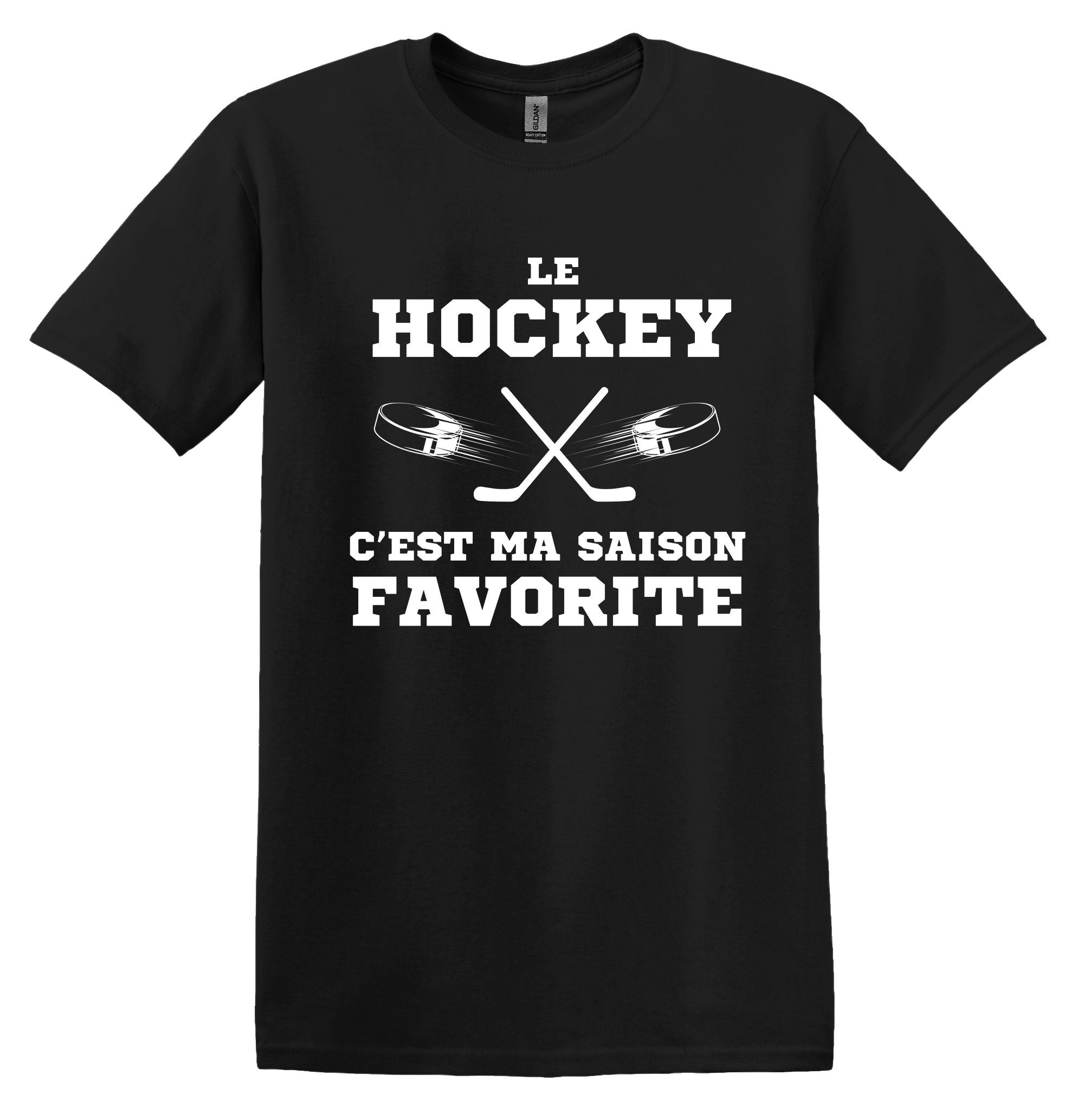 T-Shirt Le Hockey c'est ma saison favorite