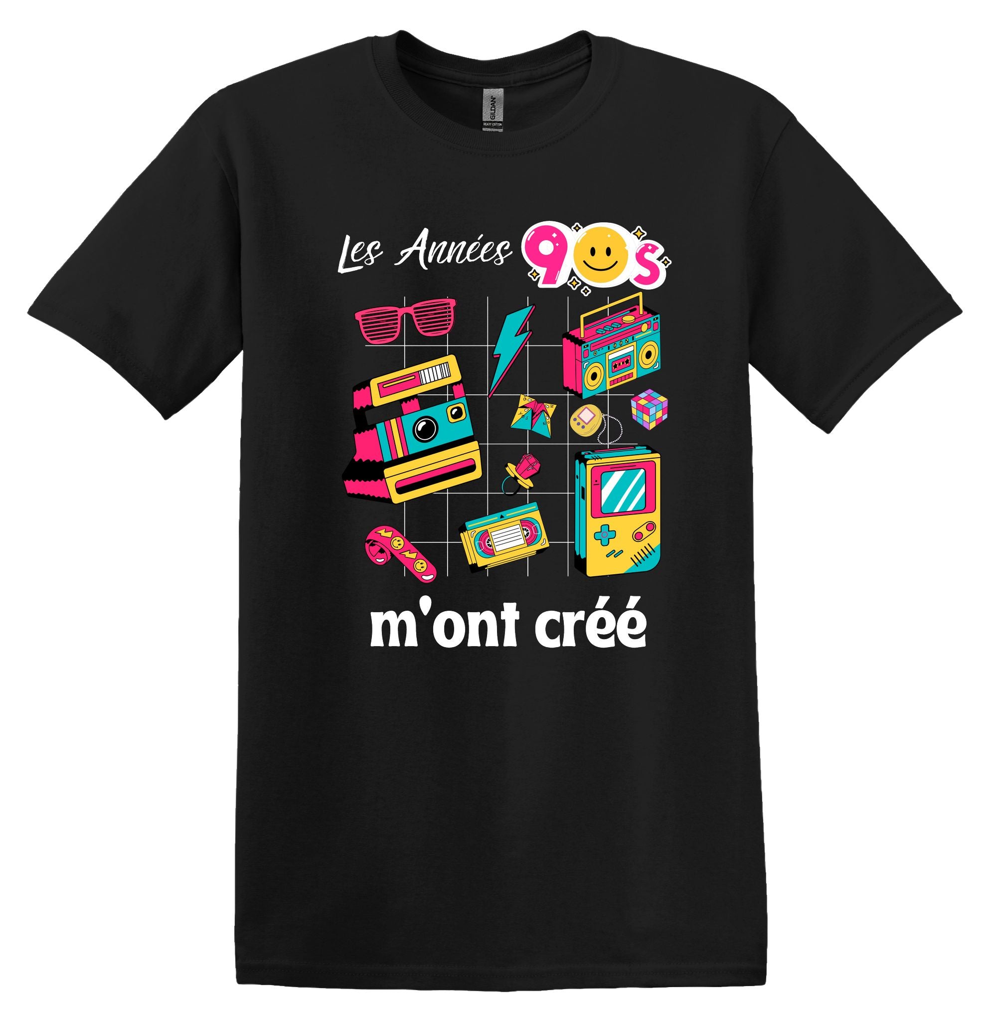 T-Shirt Les années 90 m'ont créé
