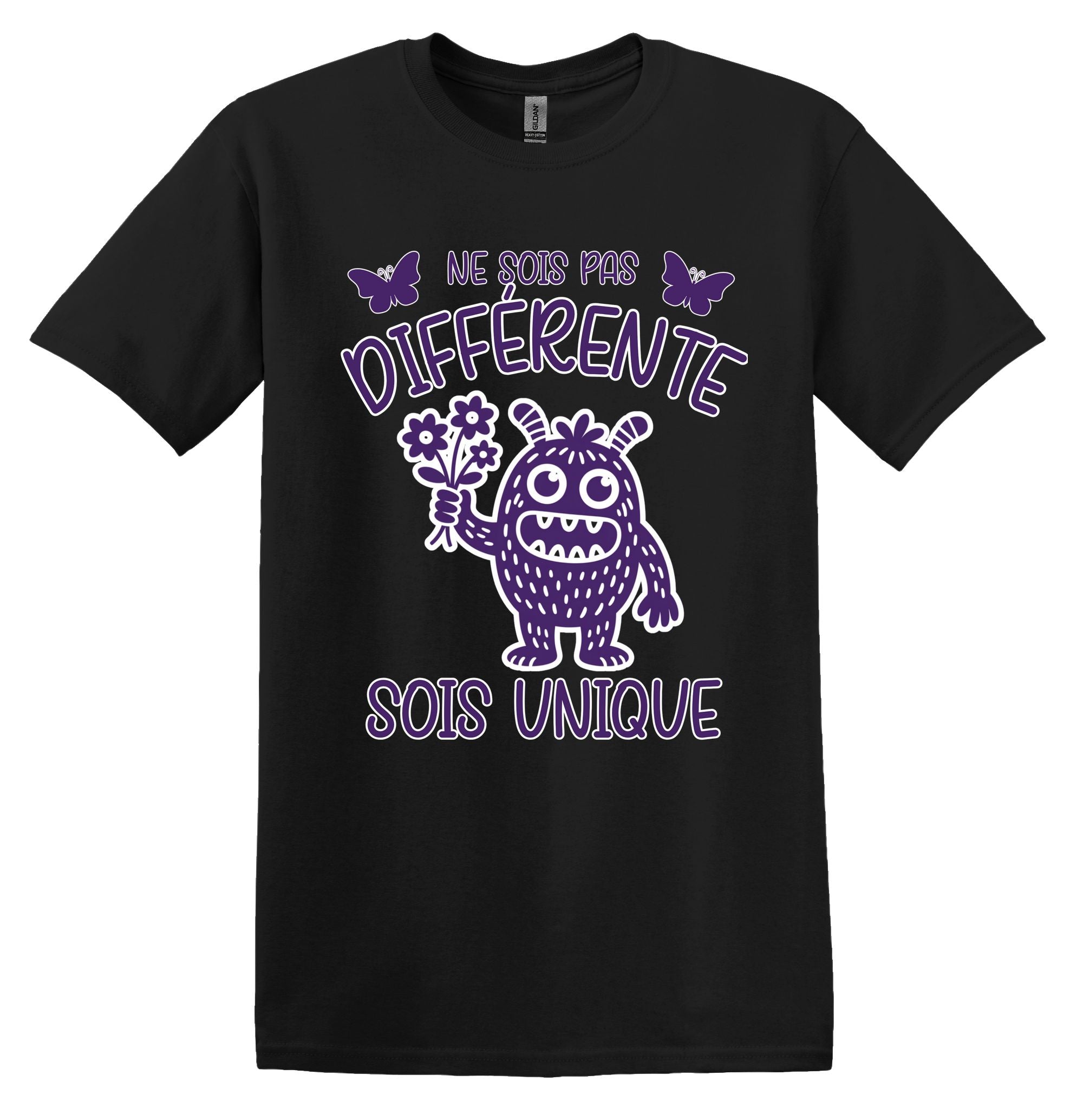 T-Shirt Ne sois pas différente sois unique