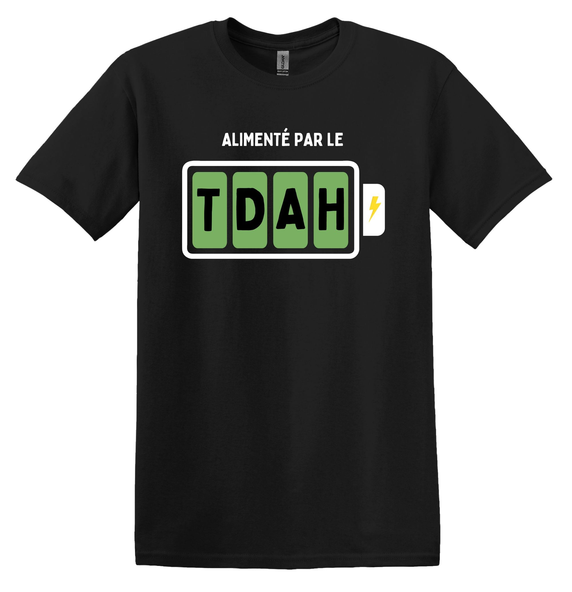 T-Shirt Alimenté par le TDAH
