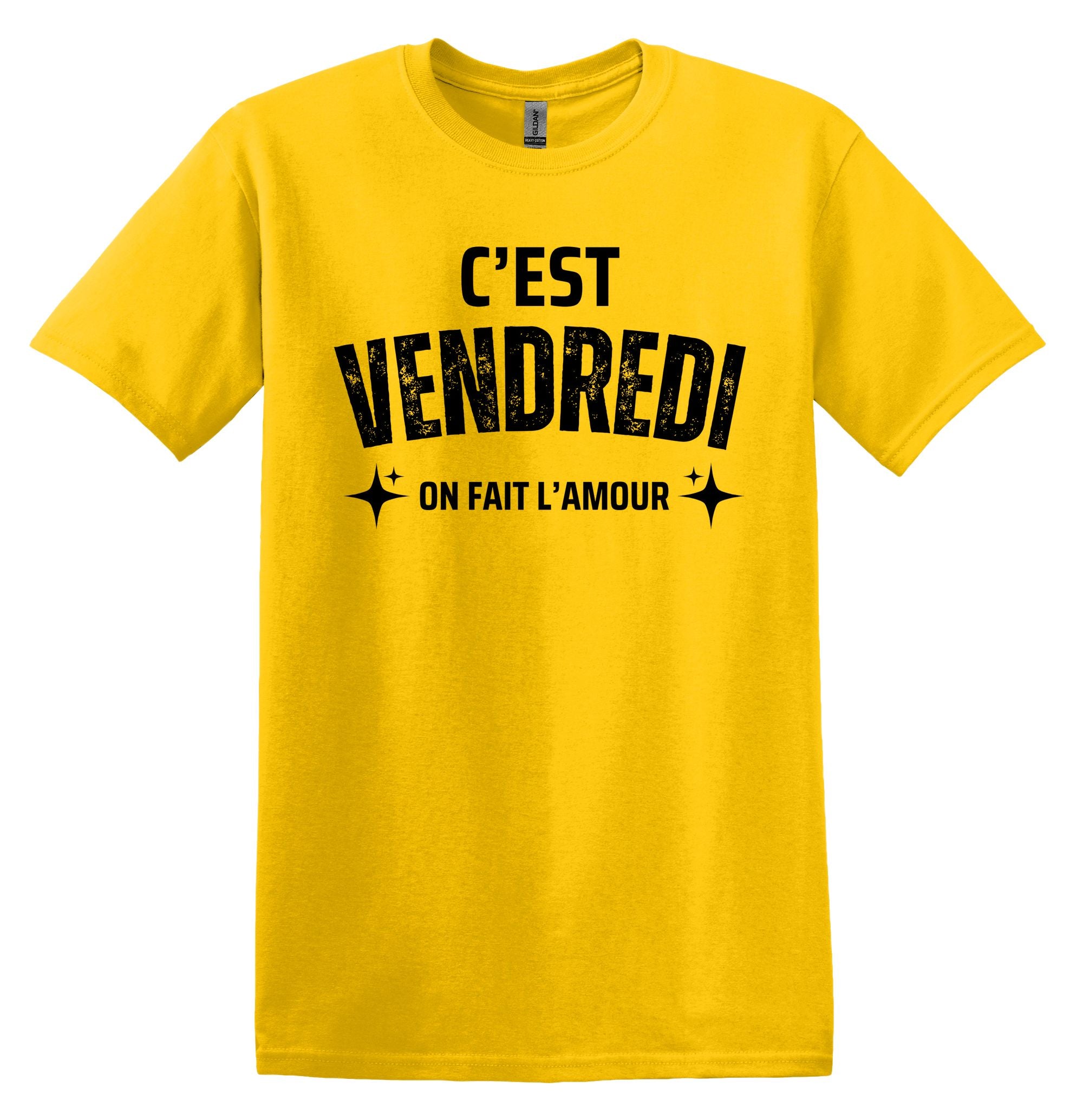 T-Shirt C'est vendredi on fait l'amour