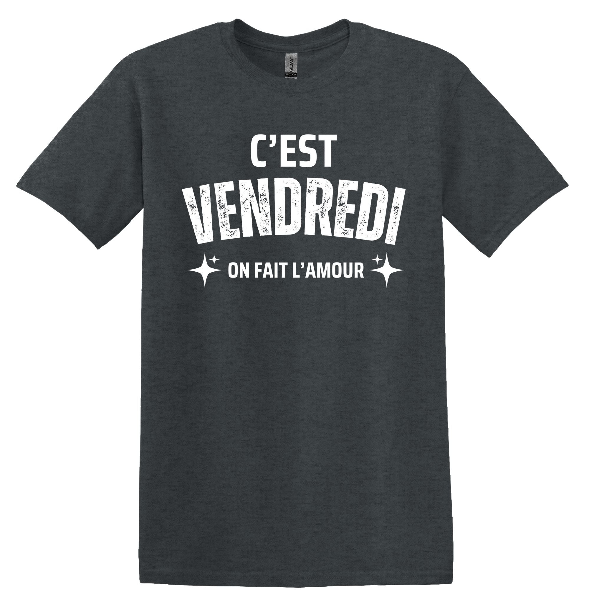 T-Shirt C'est vendredi on fait l'amour