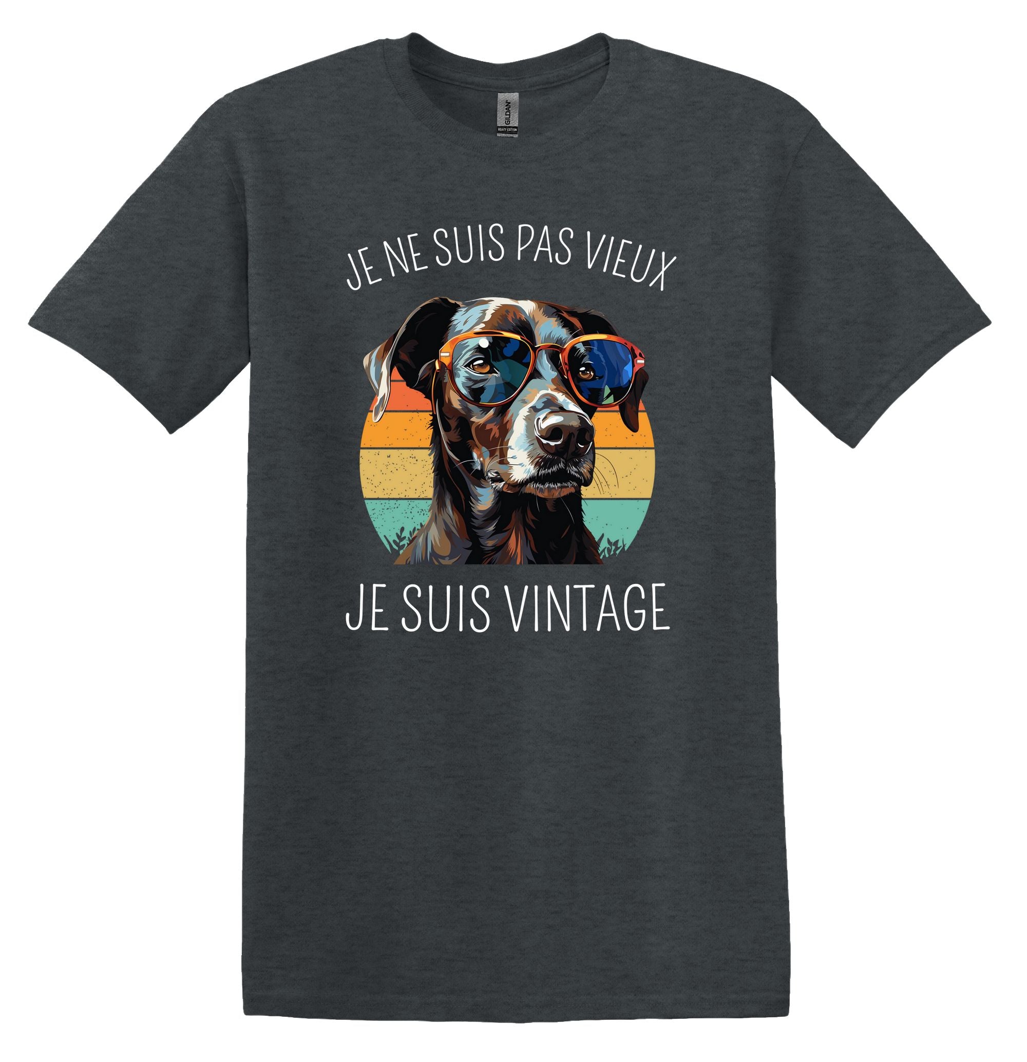 T-Shirt Je ne suis pas vieux je suis vintage