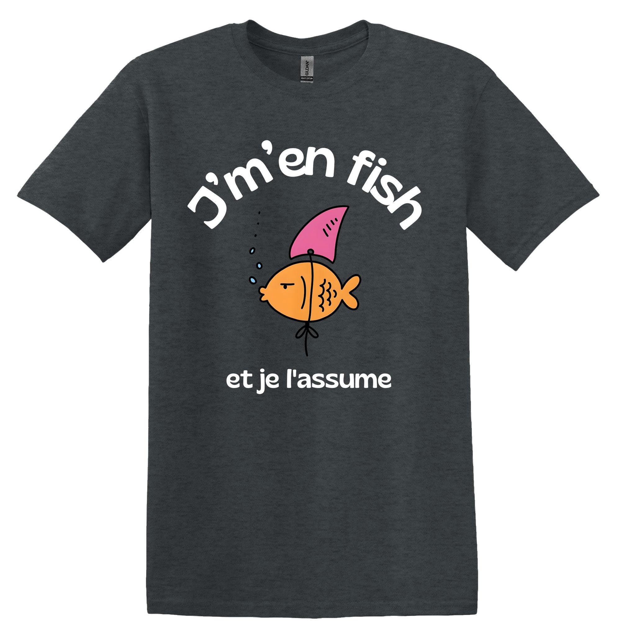 T-Shirt J'm'en fish et je l'assume